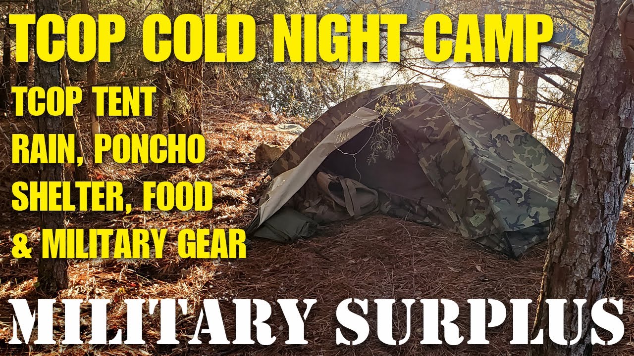 Military surplus camping gear TCOP Combat Tent