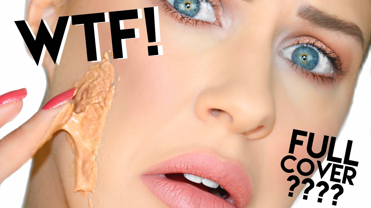 WORLDS MOST FULL COVERAGE FOUNDATION!?? WTF!? | DERMACOL FOUNDATION REVIEW!!