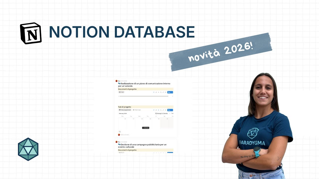 Novità NOTION DATABASE 2026!