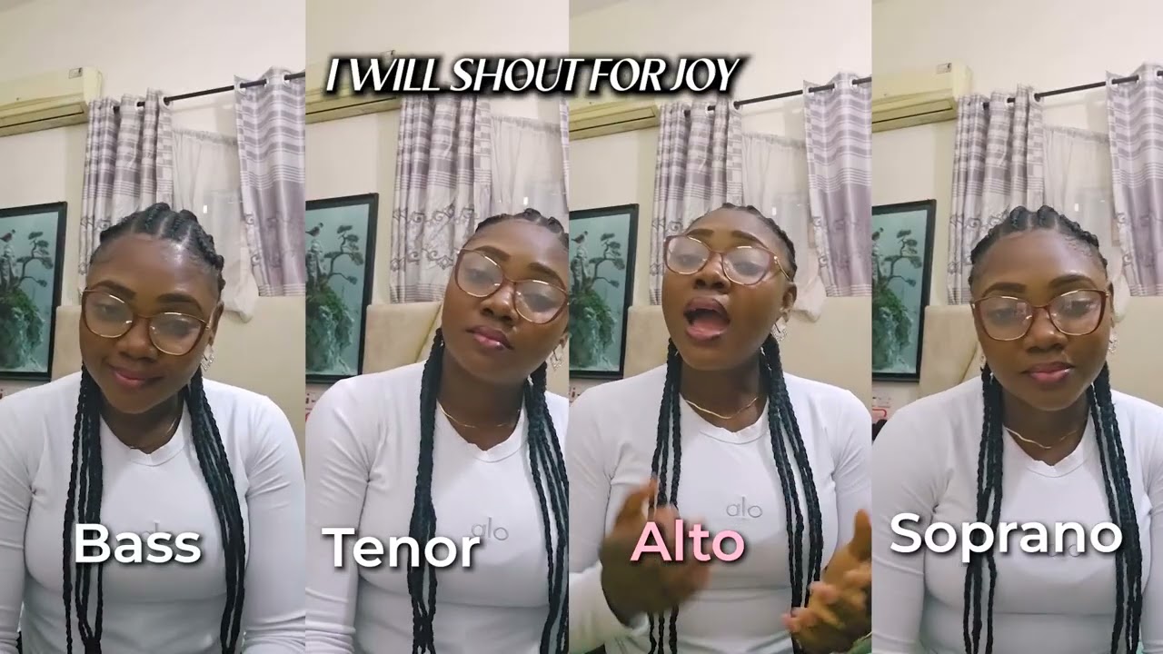 Ojochenemi - amazing four parts harmony by Iyeufedo || She sang the bass part like a pro
