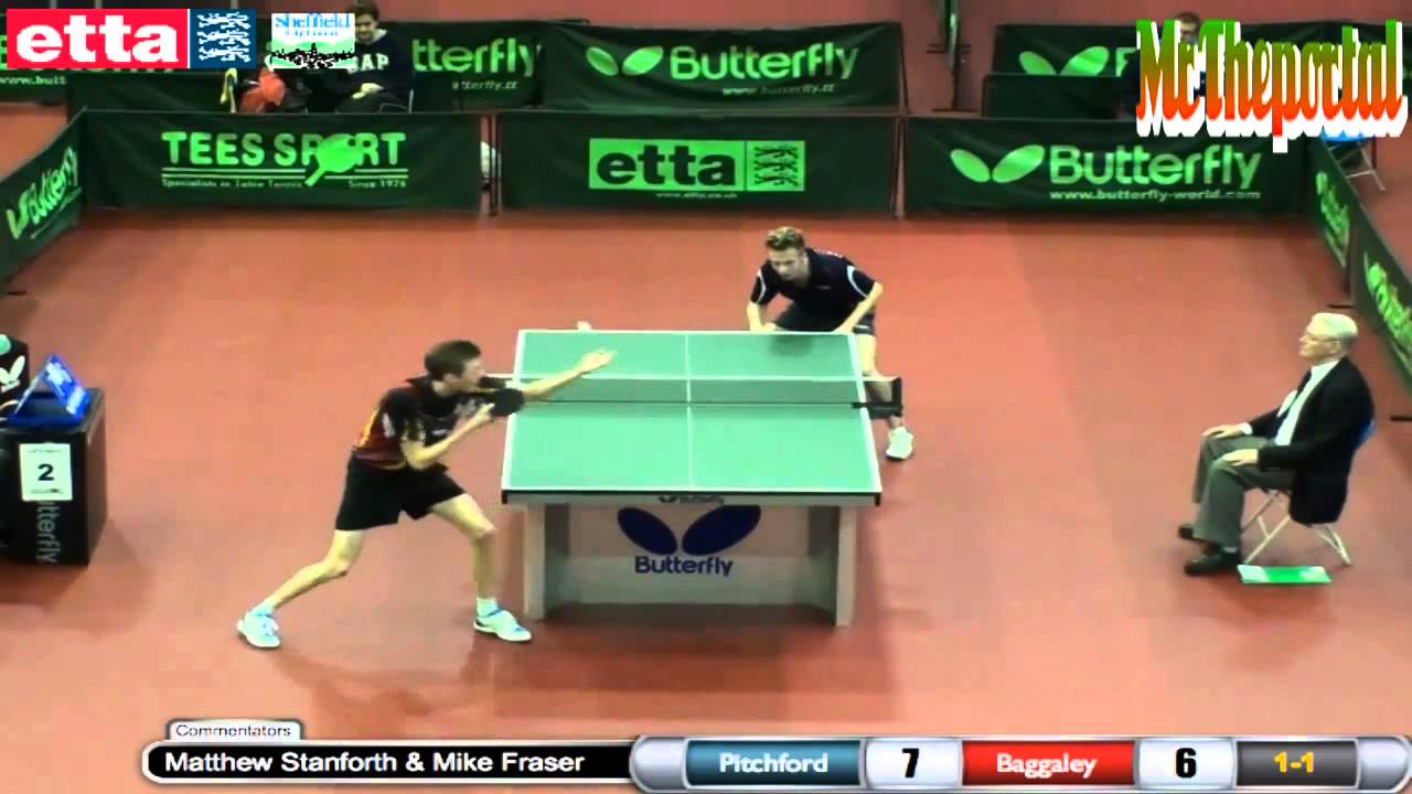 Table Tennis English Championships 2014 - Liam Pitchford Vs Andrew Baggaley - (SEMIFINAL)
