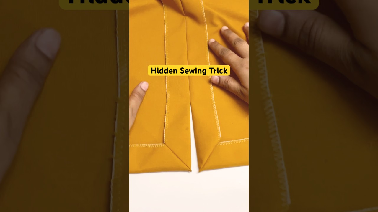 Perfect side slit sewing tutorial #sewingtricks #sewing #sewinghack