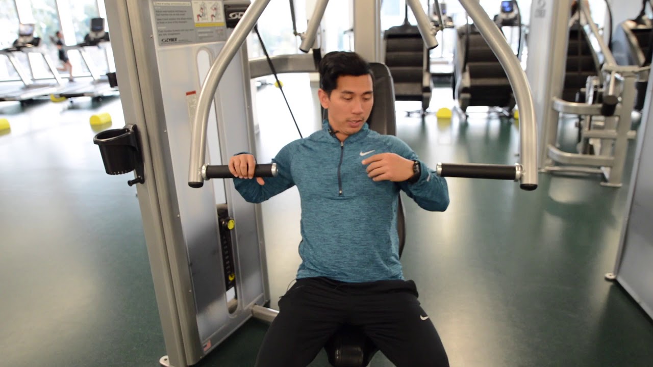 Chest Press machine demo/tutorial