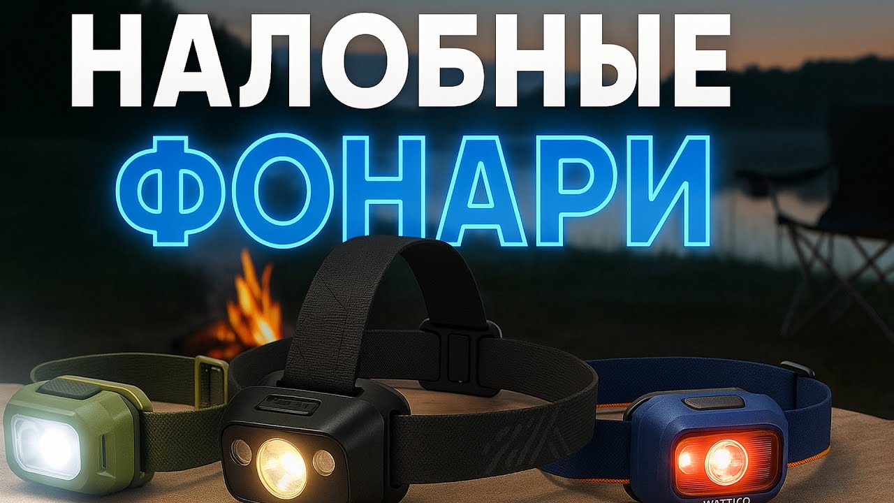 Лучшие НАЛОБНЫЕ фонари🔦ТОП-5 фонариков для рыбалки и похода Рейтинг 2025. Какой купить? Советы!