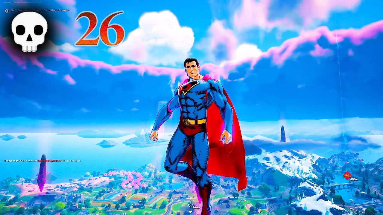 INSANE SUPERMAN Glitch in Fortnite Zero Build – OP Powers & Victory Royale! 🔥 #shorts
