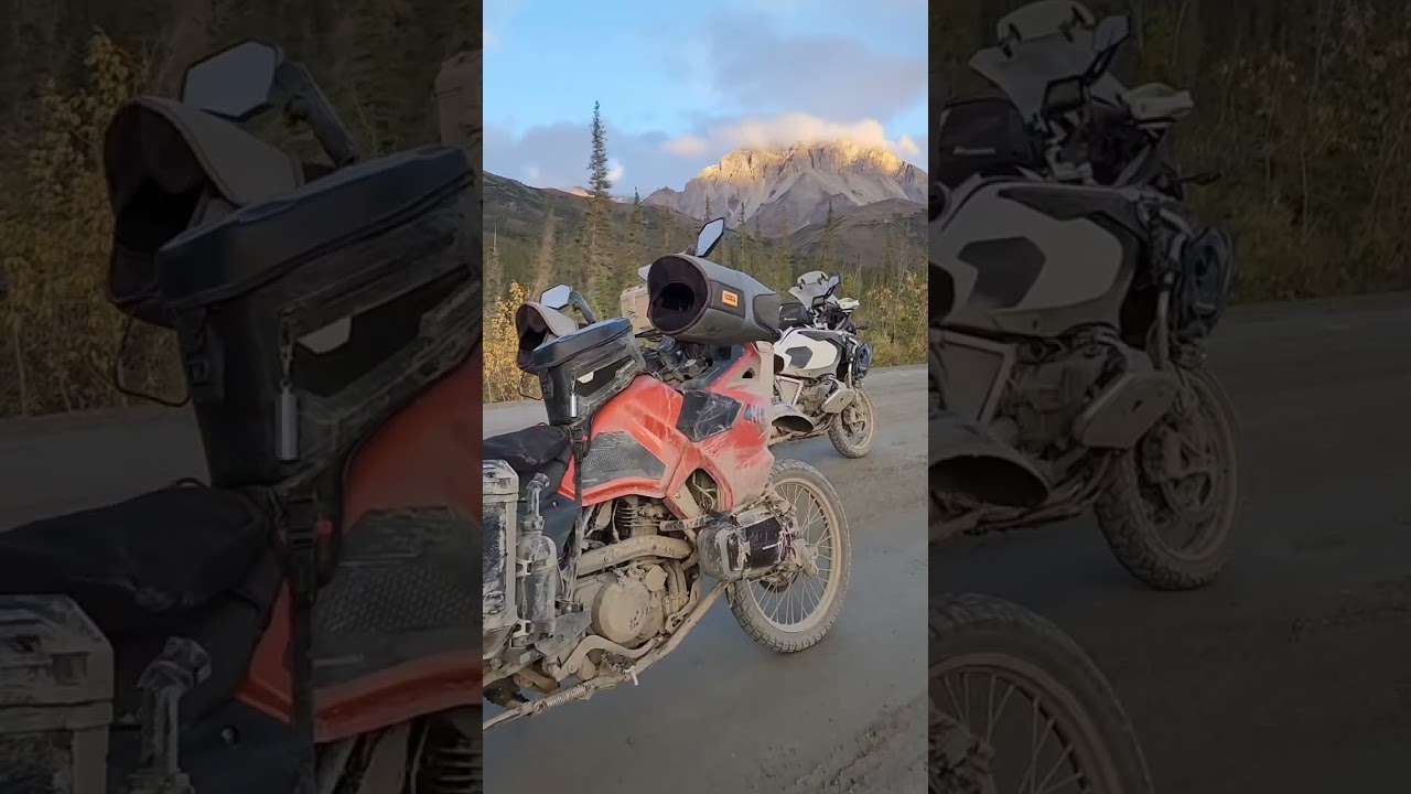 Motorcycle trip from Fairbanks to Prudhoe Bay. September 1 - 3, 2023. #akklr650