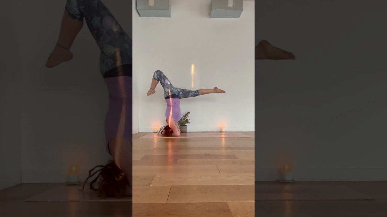 Headstand in a Sunbeam