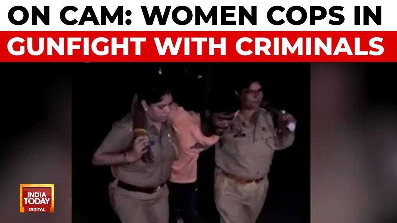 UP Encounter On Cam: All-Women Cop Team Shoots Criminal Who Says 'Sorry Ma'am' | India Today News