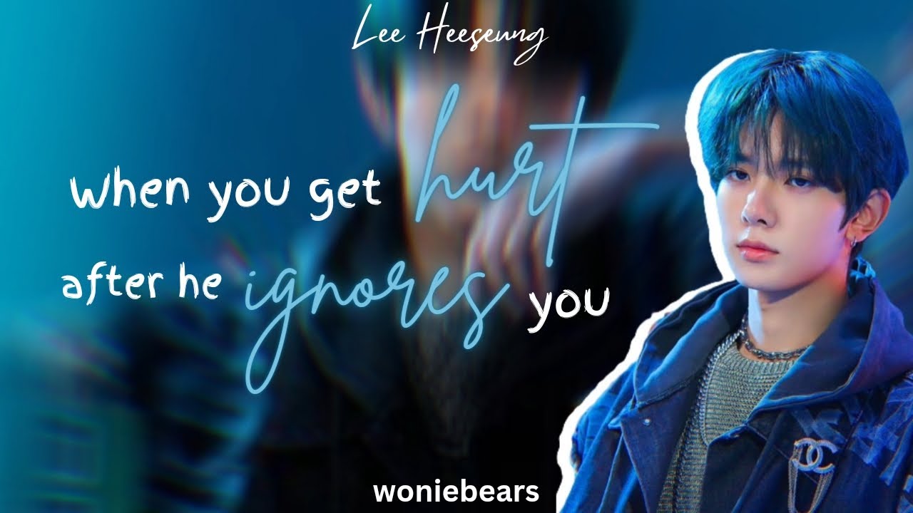 When you get hurt after he ignores you - Lee Heeseung as your husband (oneshot)