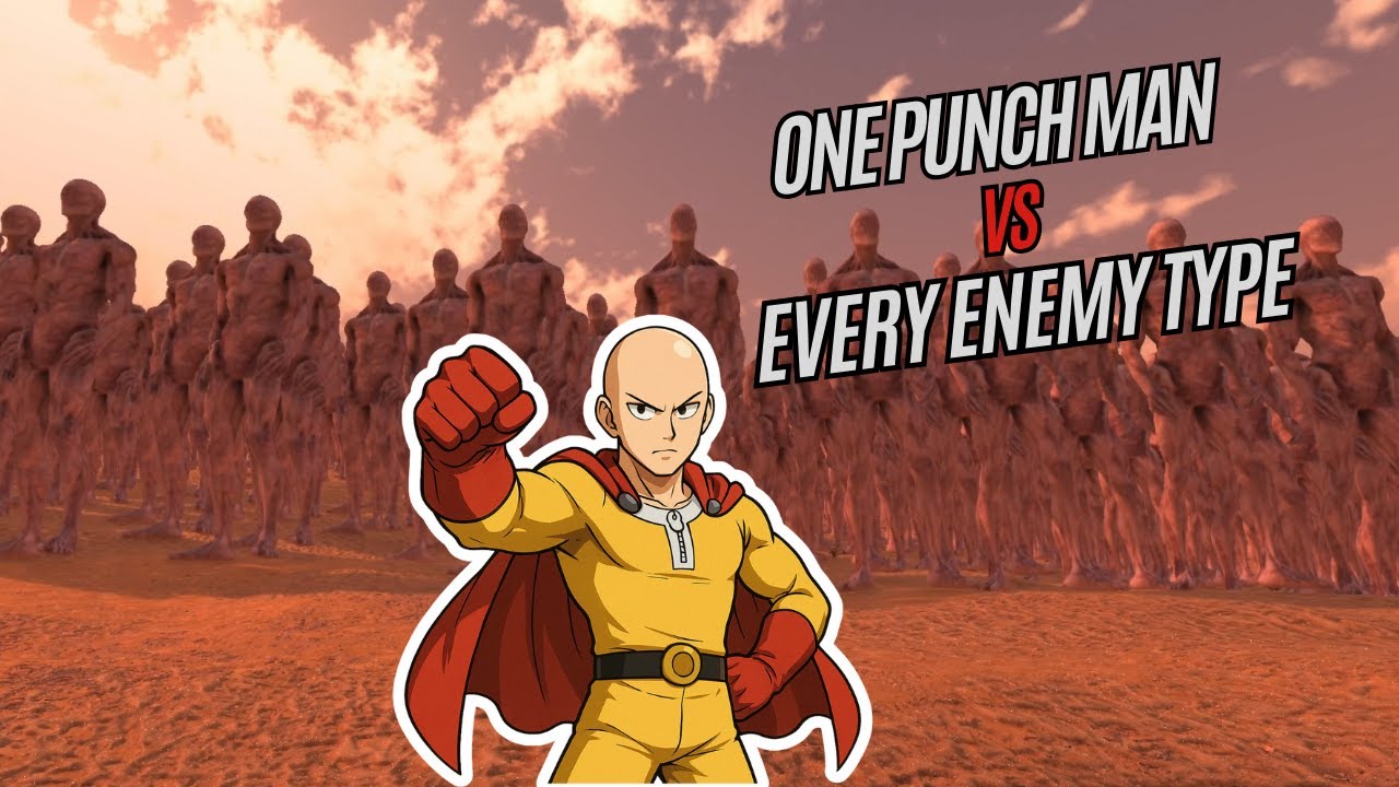 One Punch Man vs 1000 Every Enemy Type — Ultimate Epic Battle Simulator 2 — UEBS 2