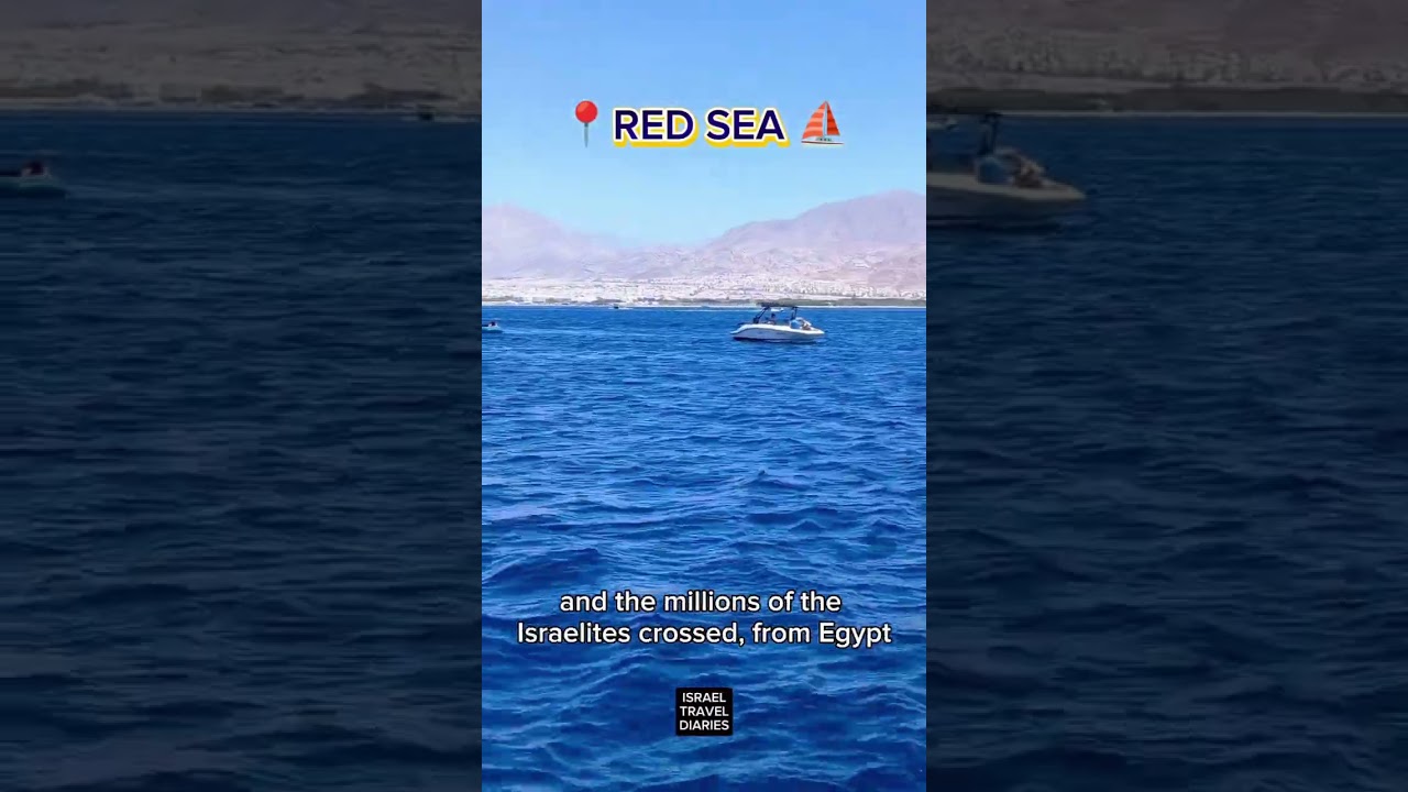 Behold the beautiful and fascinating Red Sea where the Israelites crossed from Egypt to Canaan.