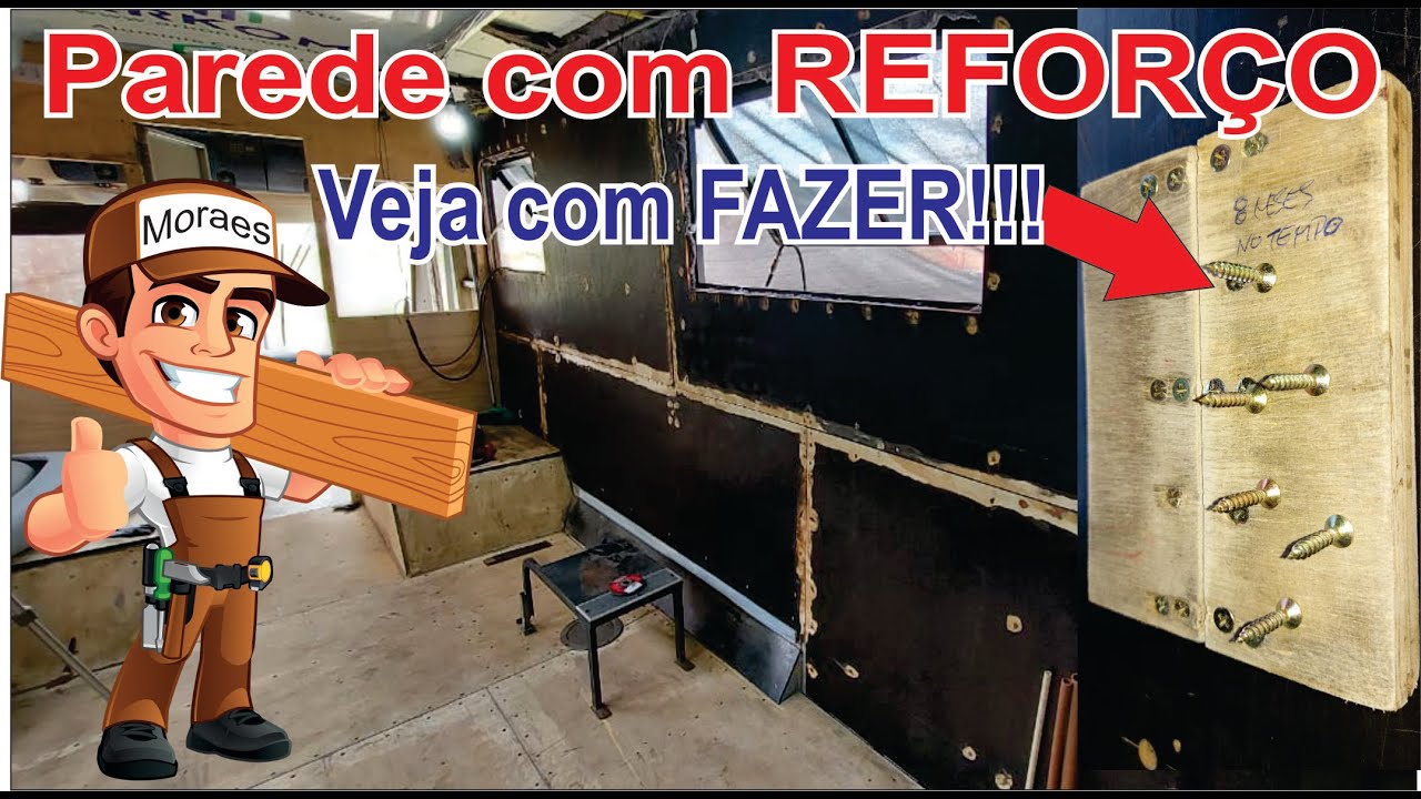 Forração das paredes, Compensado Naval Plastificado COM REFORÇO PARA MELHOR ACABAMENTO