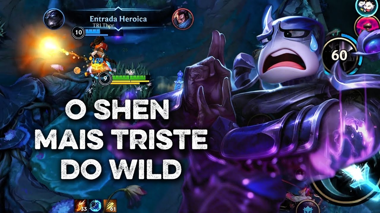 Descubra a PIOR Gameplay de Shen no Wild Rift: Risadas Garantidas! 😂💔