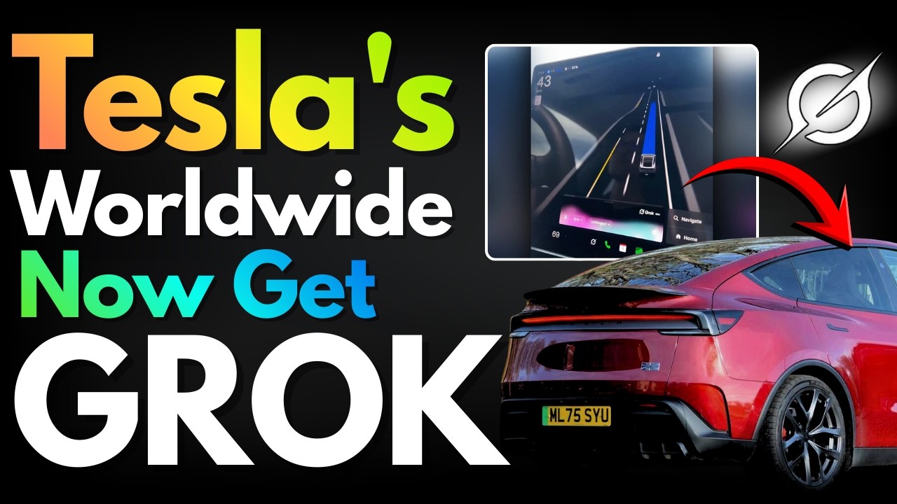 Grok Coming To Tesla Vehicles Worldwide This Week - This is What it Does...