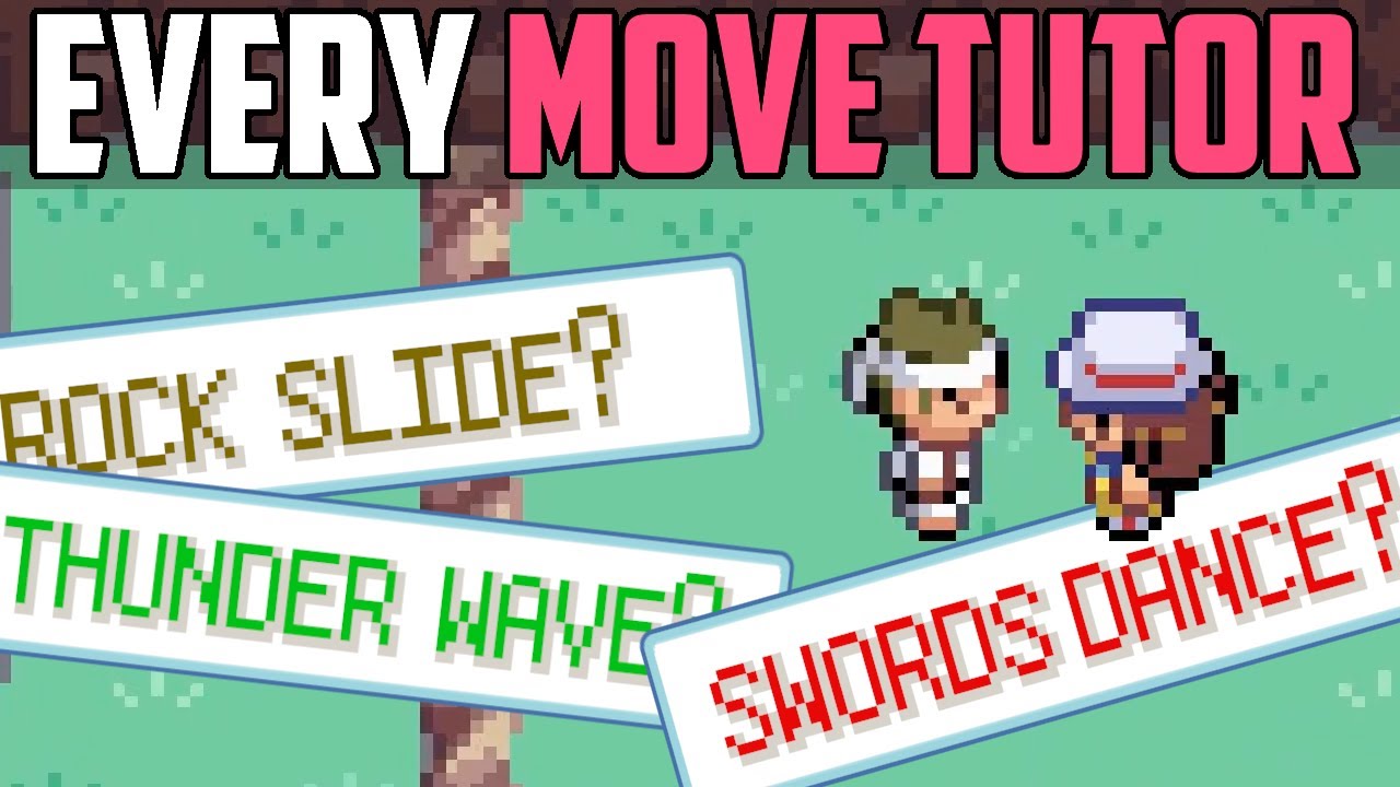 EVERY Move Tutor Location - Pok&eacute;mon FireRed & LeafGreen