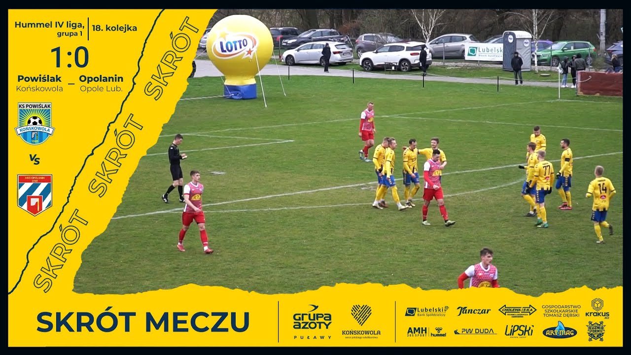 Skrót meczu: Powiślak Końskowola - Opolanin Opole Lubelskie 1:0 | Sezon 2022/2023