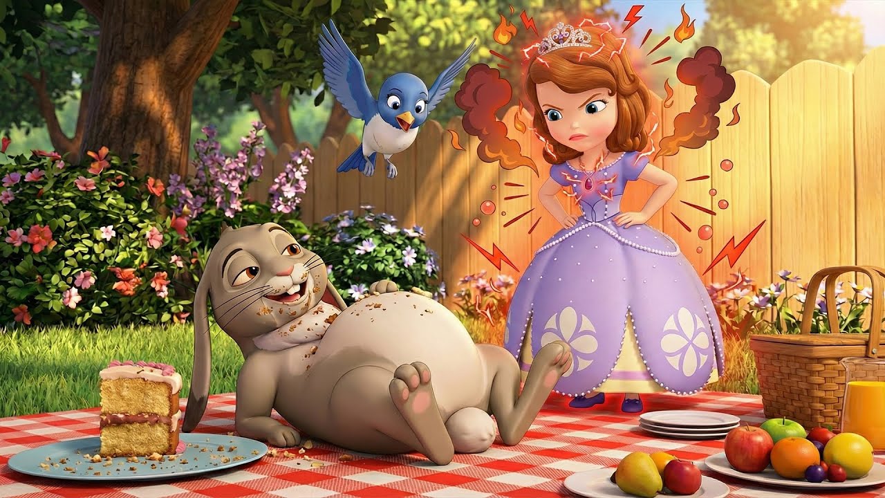 A Royal Picnic Disaster👑🔥| Cake, Chaos & a Furious Princess | Sofia the First Funny Animation