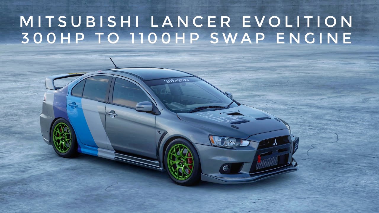 MITSUBISHI Lancer Evolution Final '15 SWAP ENGINE H25A-Escudo 300HP to 1100HP🤩🤩