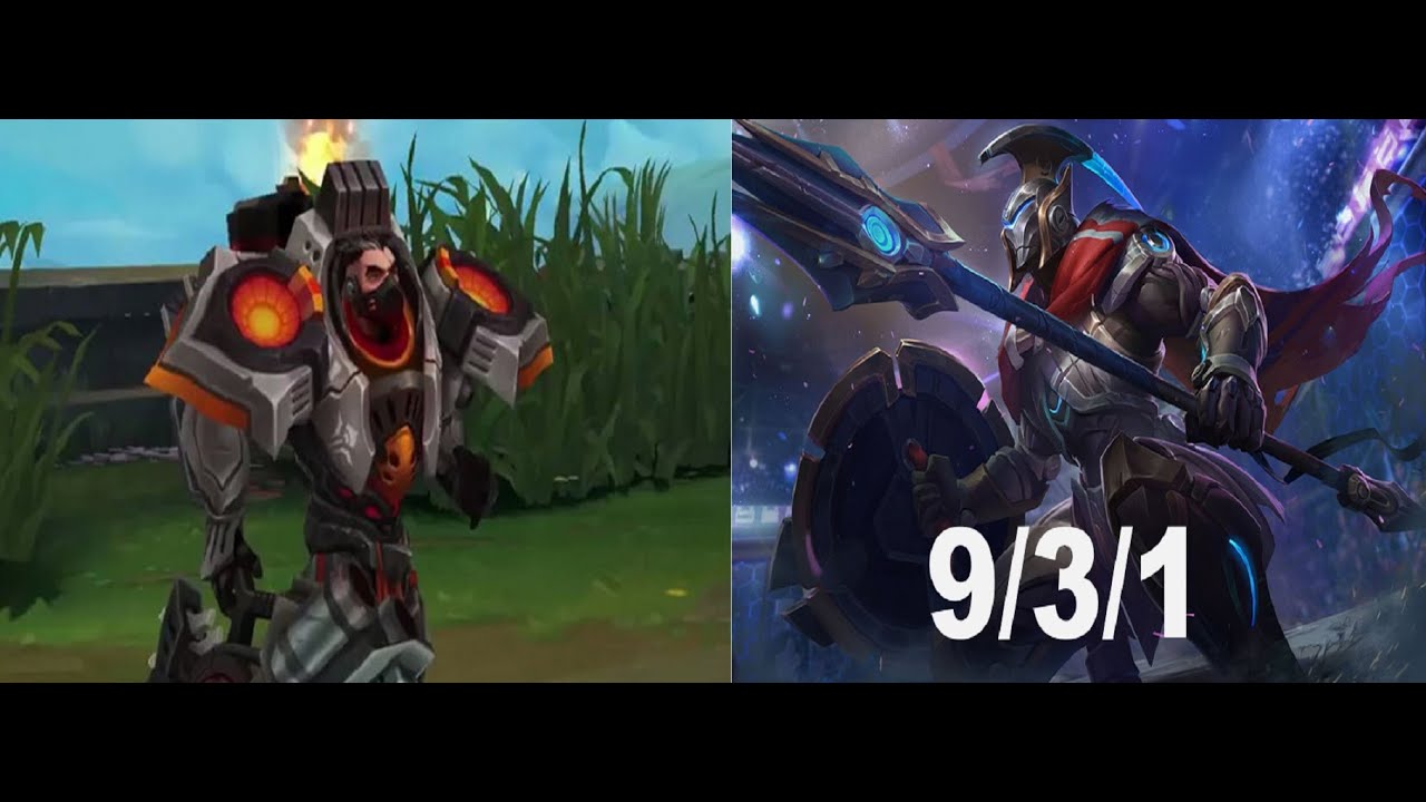 Pantheon Vs  Darius - LOL S9 Gameplay | KDA 9/3/1