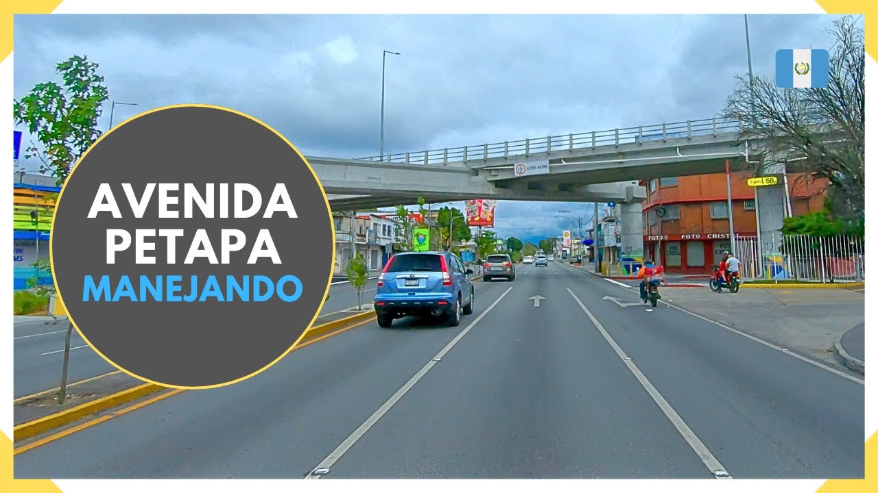Manejando la AVENIDA PETAPA desde SAN MIGUEL PETAPA hacia CIUDAD DE GUATEMALA - GUATEMALA 2024