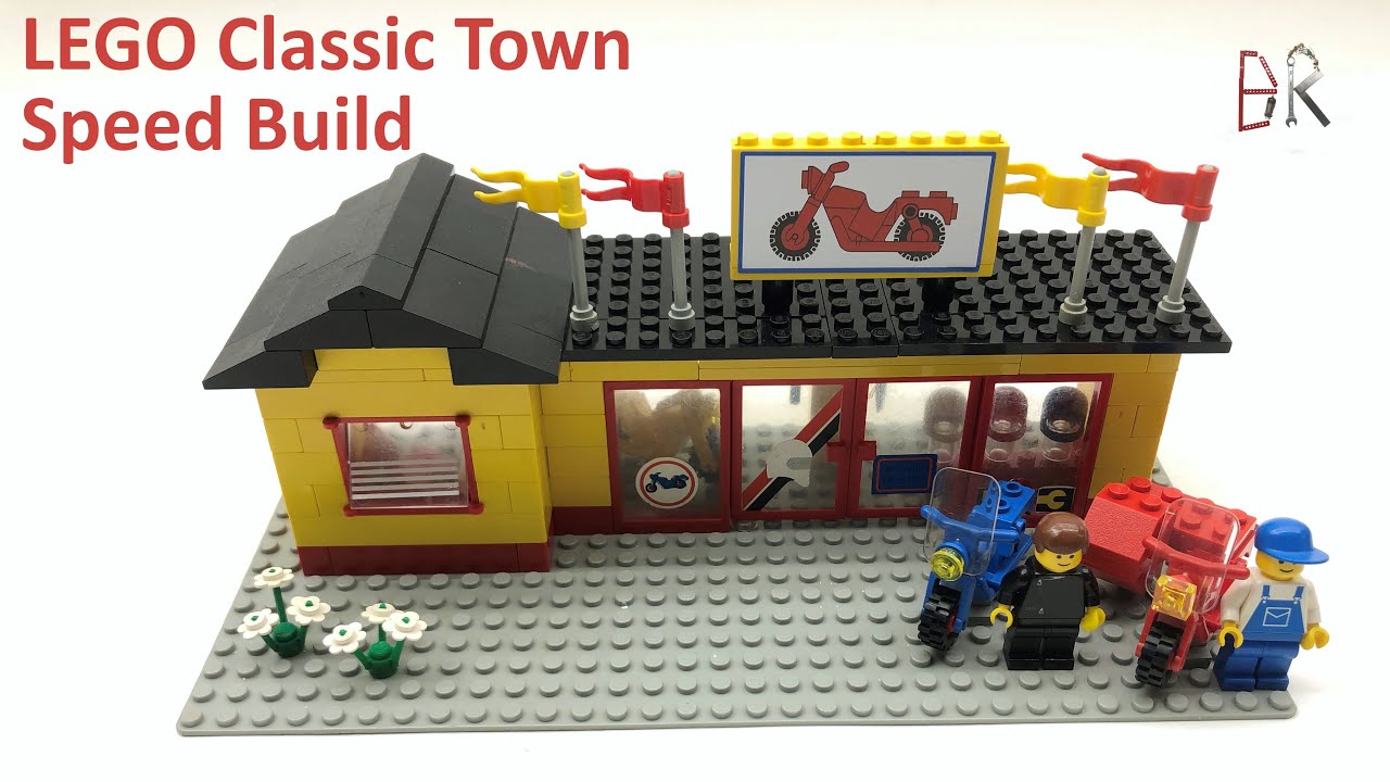 LEGO Classic Town - Motorcycle shop/6373 - Speed build