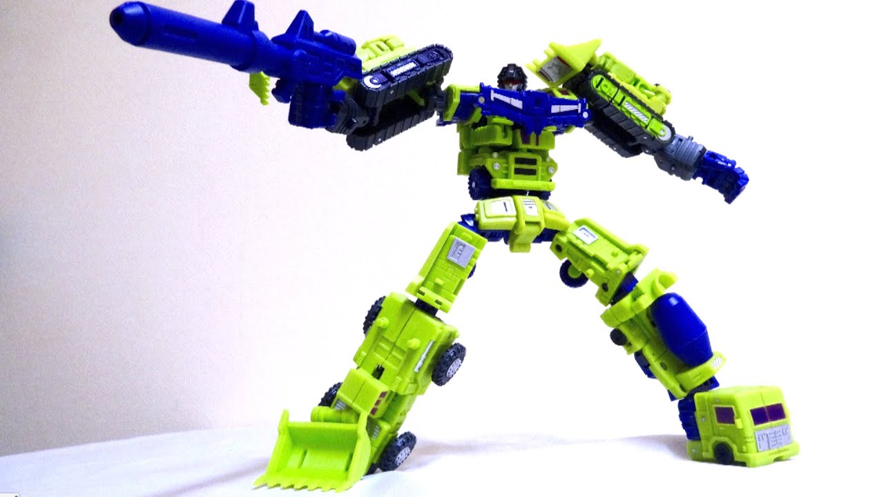 6体合体!!【EZ デバスター】っぽい人 ハルキー ヲタファのTF非正規 レビュー DX9 WAR IN POCKET HULKIE not Devastator