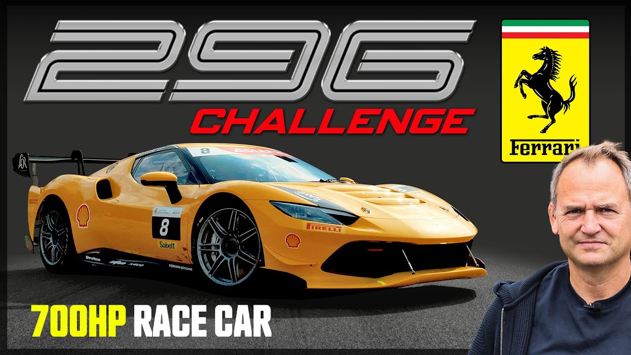 Ferrari 296 Challenge at Fiorano Test Track! | Ben Collins ex Stig