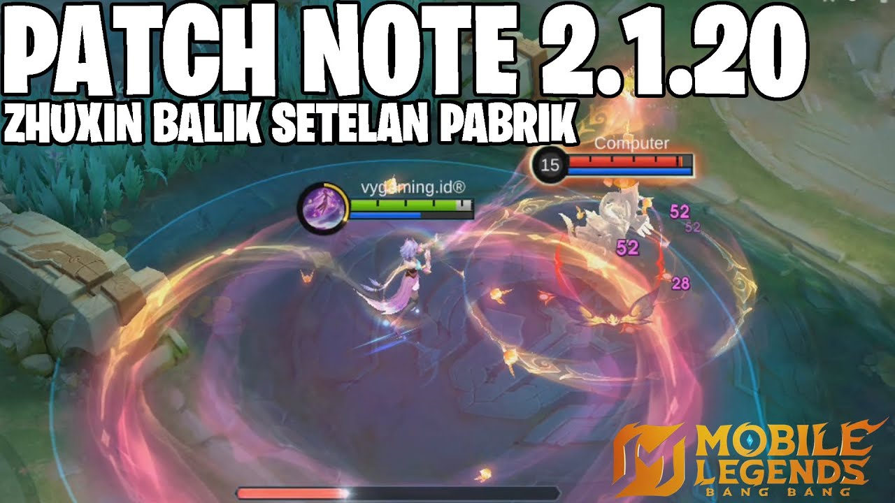 BADANG NERF, FARAMIS BUFF, FLORYN NERF, CHIP BUFF - PATCH NOTE 2.1.20 MOBILE LEGENDS