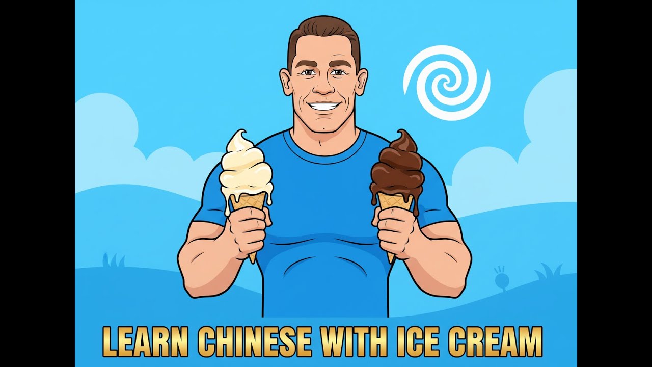 053 喜  (xǐ) & 歡 (huān) : The Story Behind Chinese Characters + Ice Cream Vocabulary 🀄🍦
