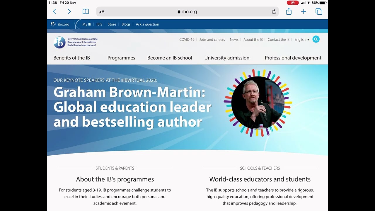 Intro to the IB curriculum