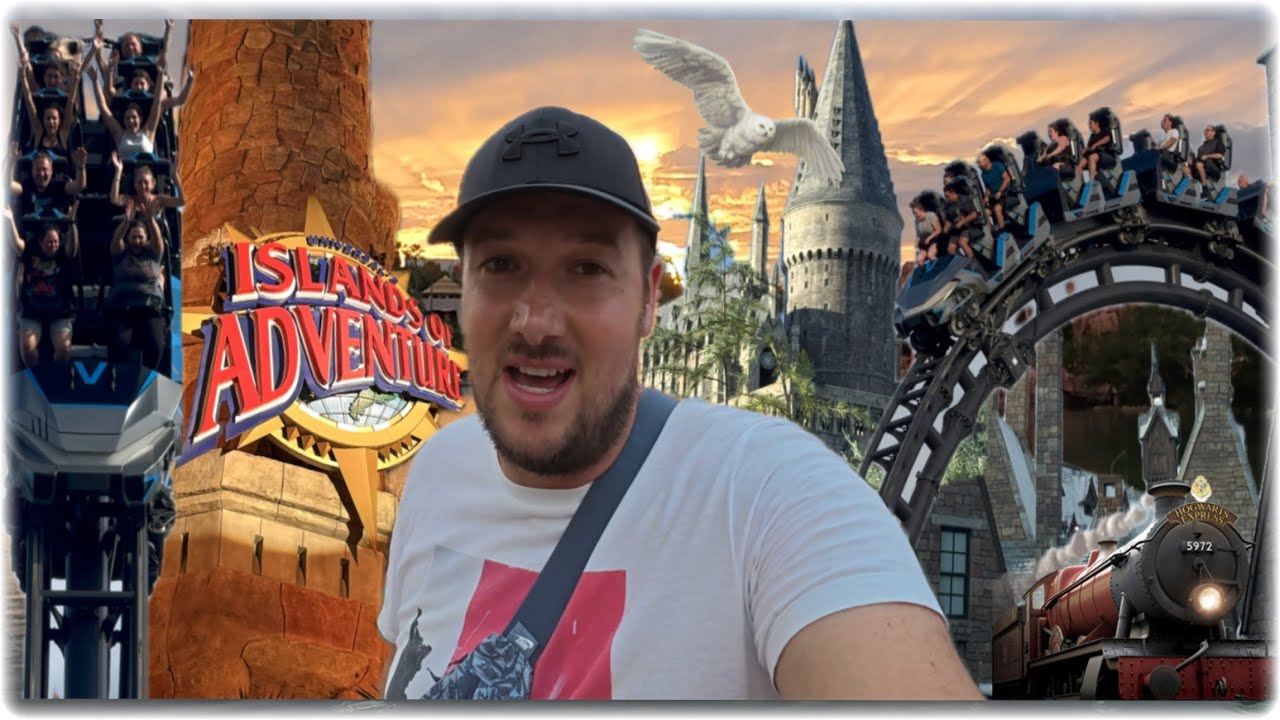 So ein GEILER PARK mit HARRY POTTER und VELOCICOASTER! ISLANDS OF ADVENTURE 2025