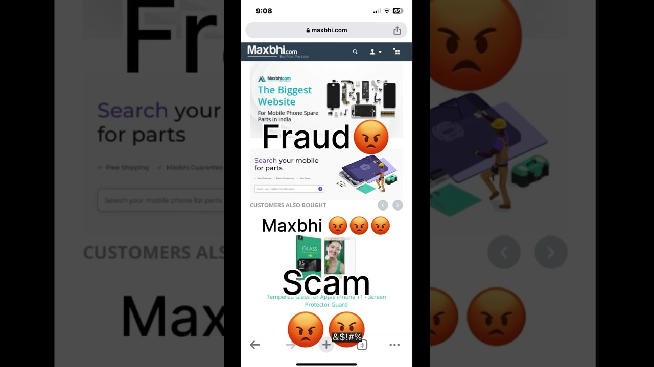 Maxbhi.com Real or fake scam krte hai sub koi bhi products buy na kre 😡😡😡 #viral #shortsvideo