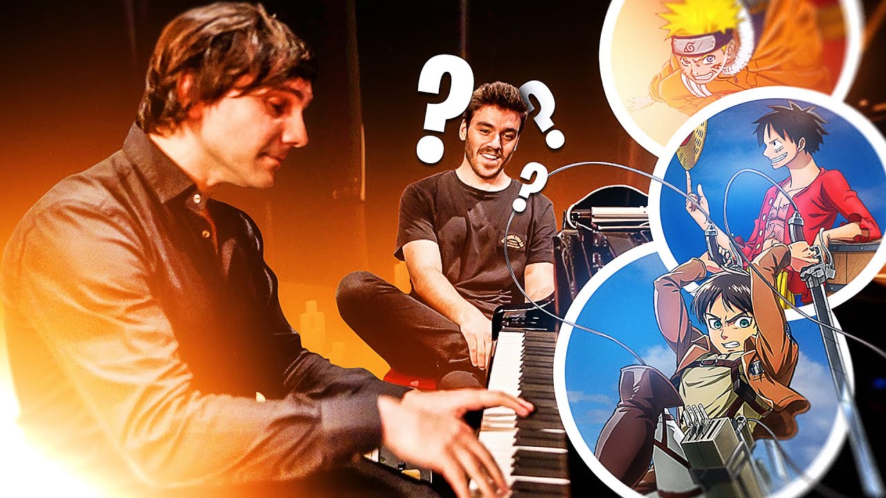 Blindtest ANIMÉS avec UN PIANISTE (incroyable)