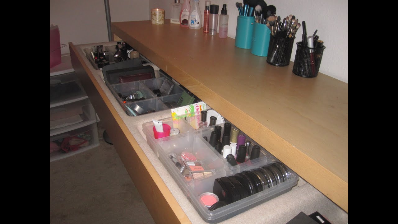 Current Makeup Collection and Storage