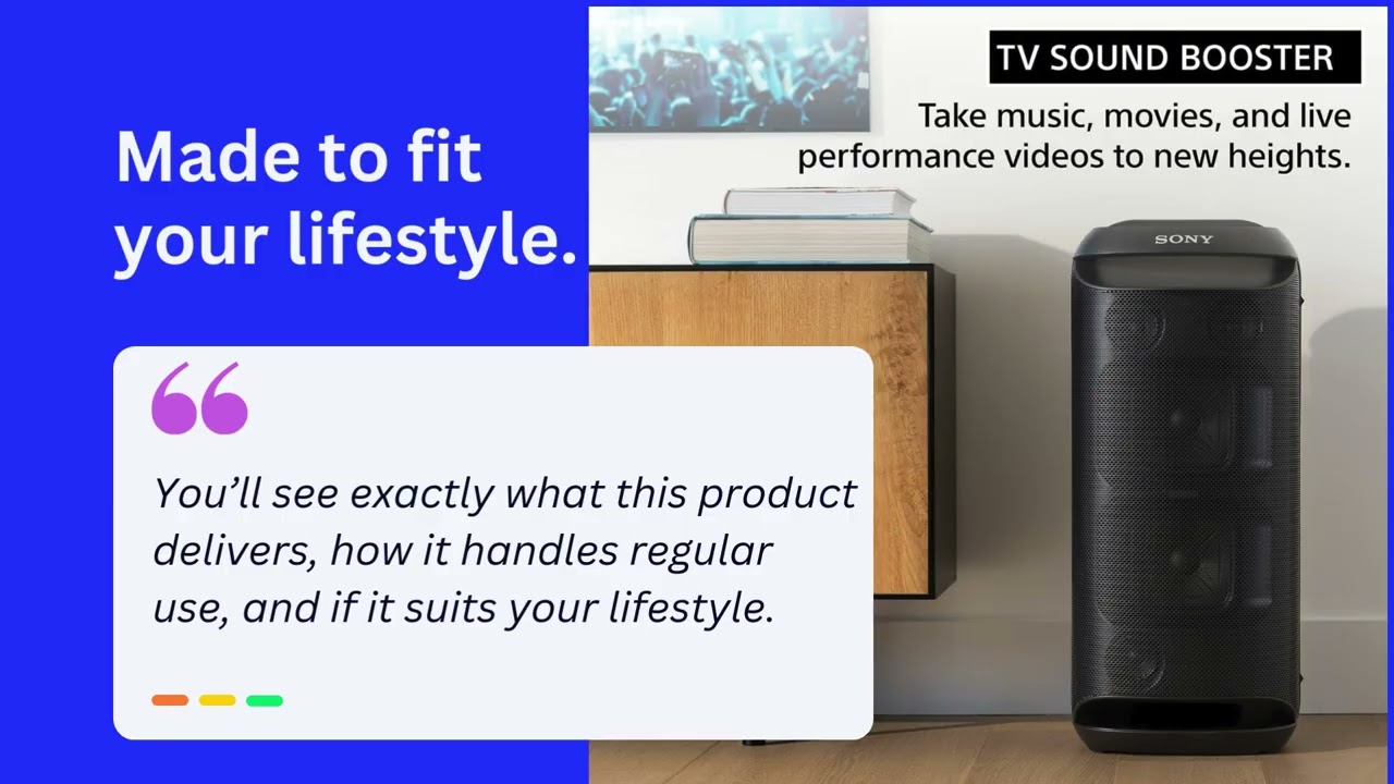 Sony SRS-XV800 Review | Wireless Karaoke Party Speaker Tested