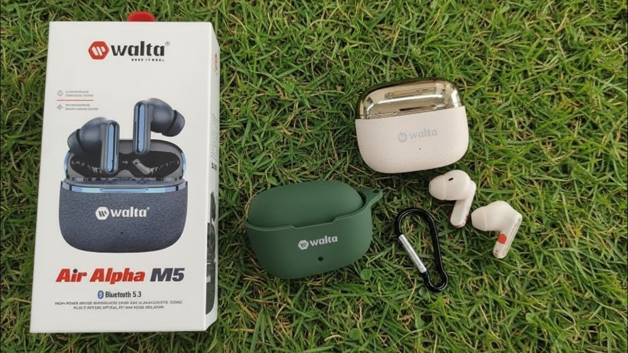 Walta Air Alpha M5 noise cancellation.True Wireless Earbuds#unboxing #walta #viral #