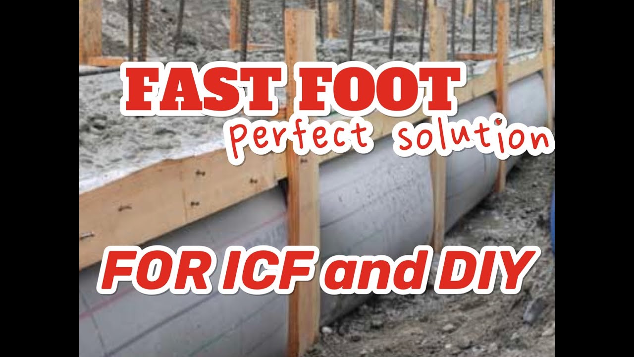 Fastfoot!  DIY Footings for ICF!