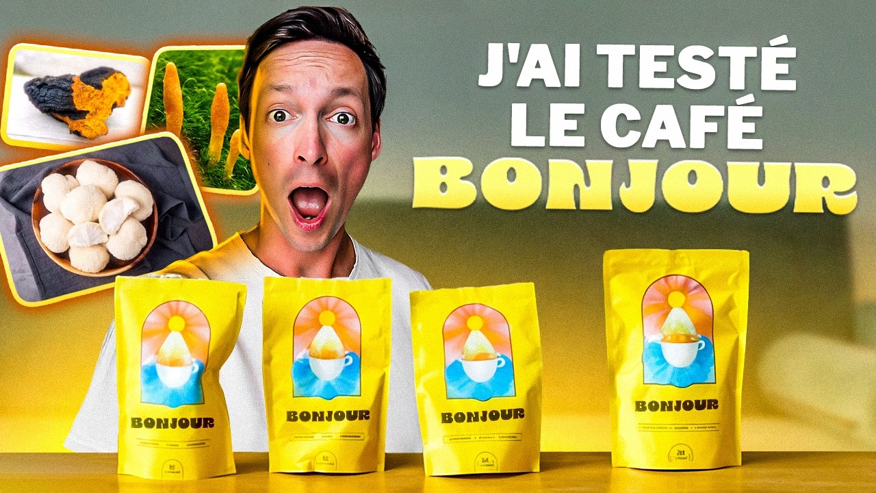 J'ai test&eacute; les caf&eacute;s BONJOUR (champignons adaptog&egrave;nes)