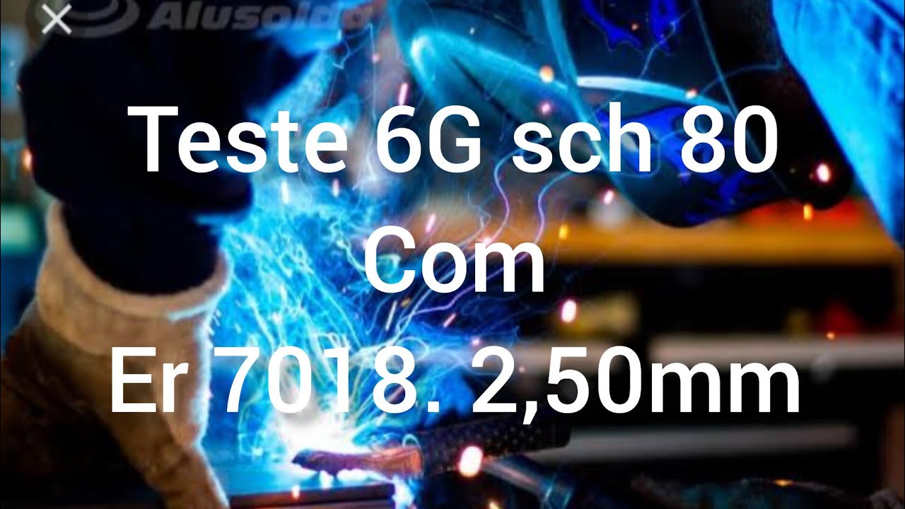 solda tig e Eletrodo teste de solda