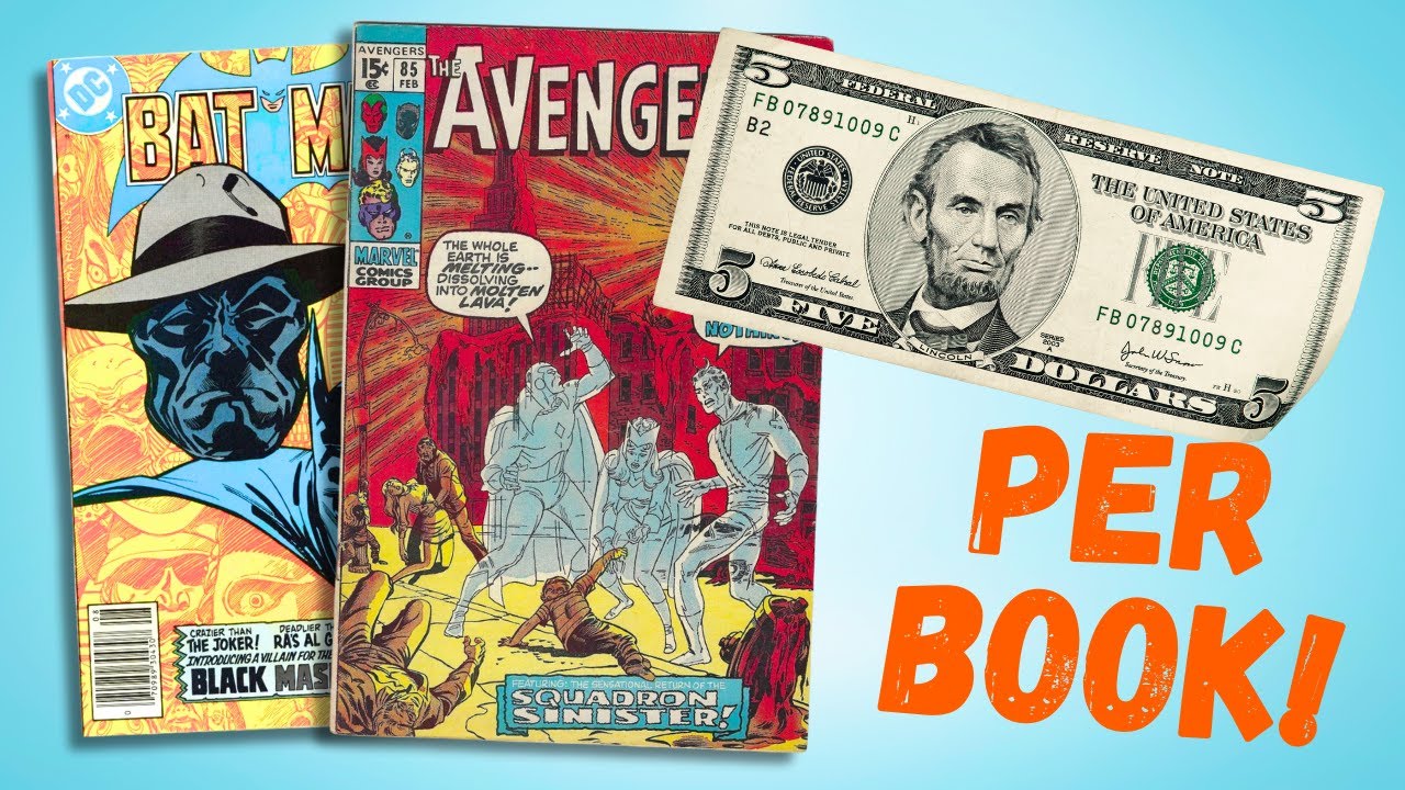 I bought each comic for just $5!