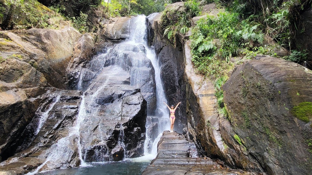 88. ШРИ ЛАНКА. ВОДОПАД НЕЛЮВА ДУВИЛИ ЕЛЛА (NELUWA DOOWILI ELLA FALLS)