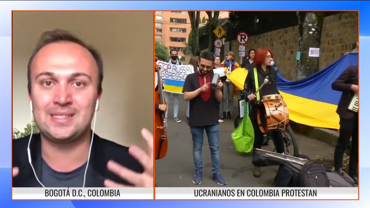 La embajada rusa en Bogot&aacute; llena de la sangre de lo ucranianos.Si somos son hermanos deber&iacute;an actuar