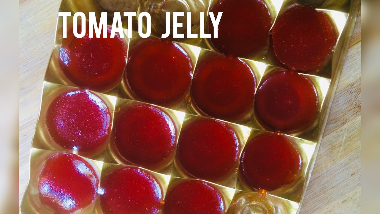 Tomato jelly recipe | prepare kids fevorite jelly at home | jelly recipes