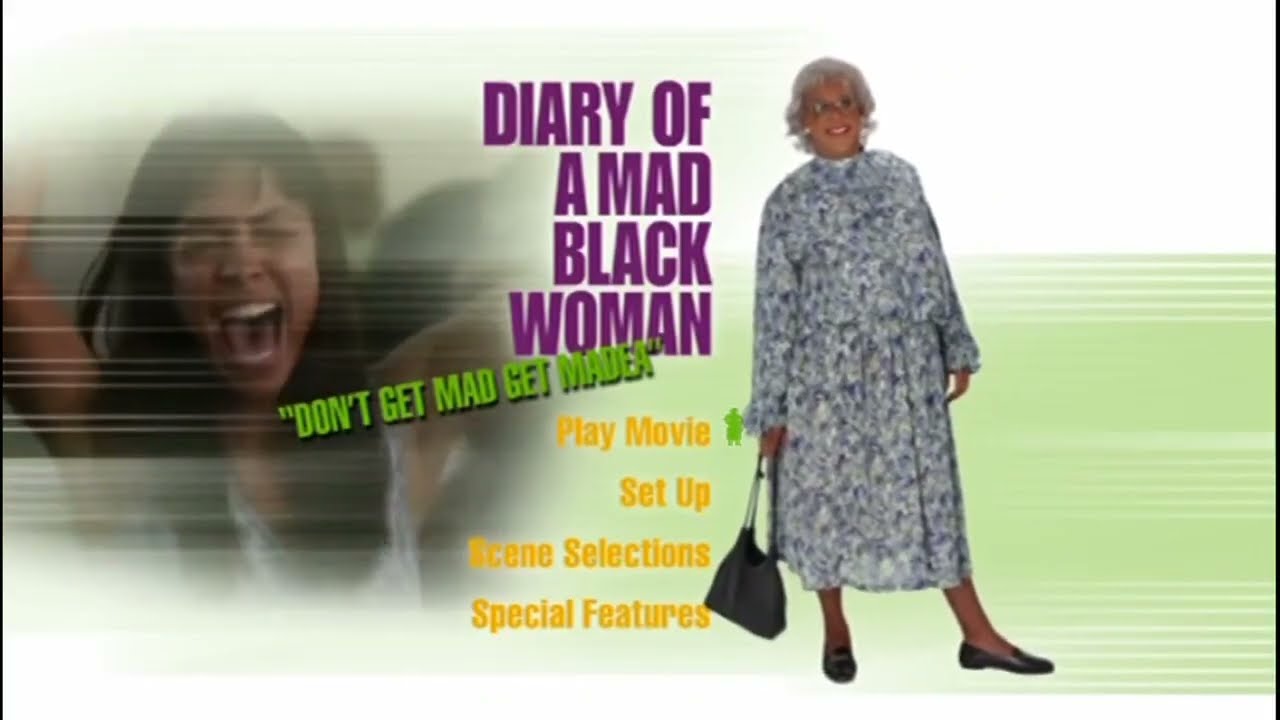 Tyler Perry's Diary of a Mad Black Woman (2005) DVD Menu