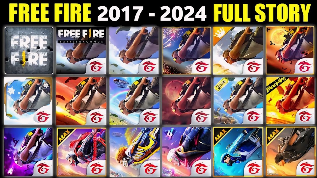FREE FIRE STORY 2017 TO 2023| FREE FIRE NEW EVENT| FF NEW EVENT TODAY| NEW FF EVENT|GARENA FREE FIRE