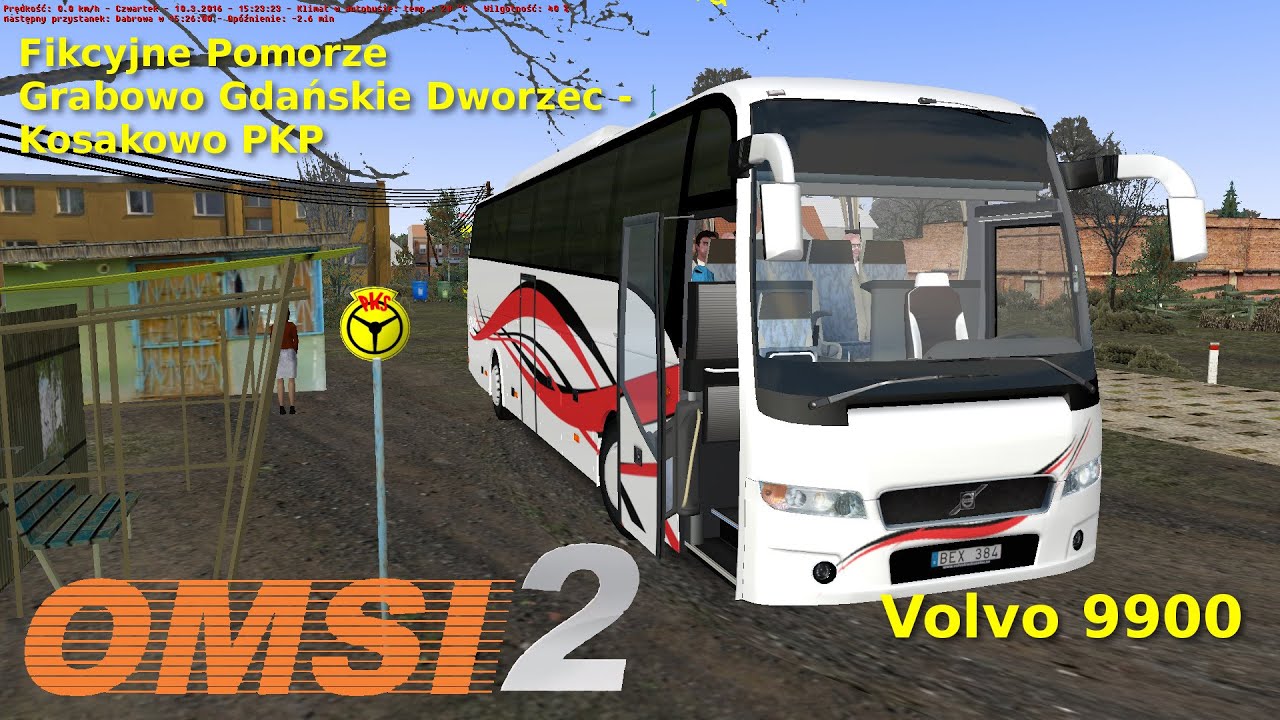 Volvo 9900 - Fikcyjne Pomorze Grabowo Gdańskie Dworzec - Kosakowo PKP OMSI 2