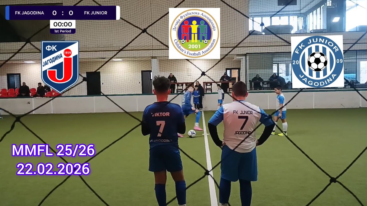 FK JAGODINA -FK JUNIOR 4:2(3:1)+ treća revijalna trećina 1:3-MMFL 25/26 takmičarski deo-2014 godište