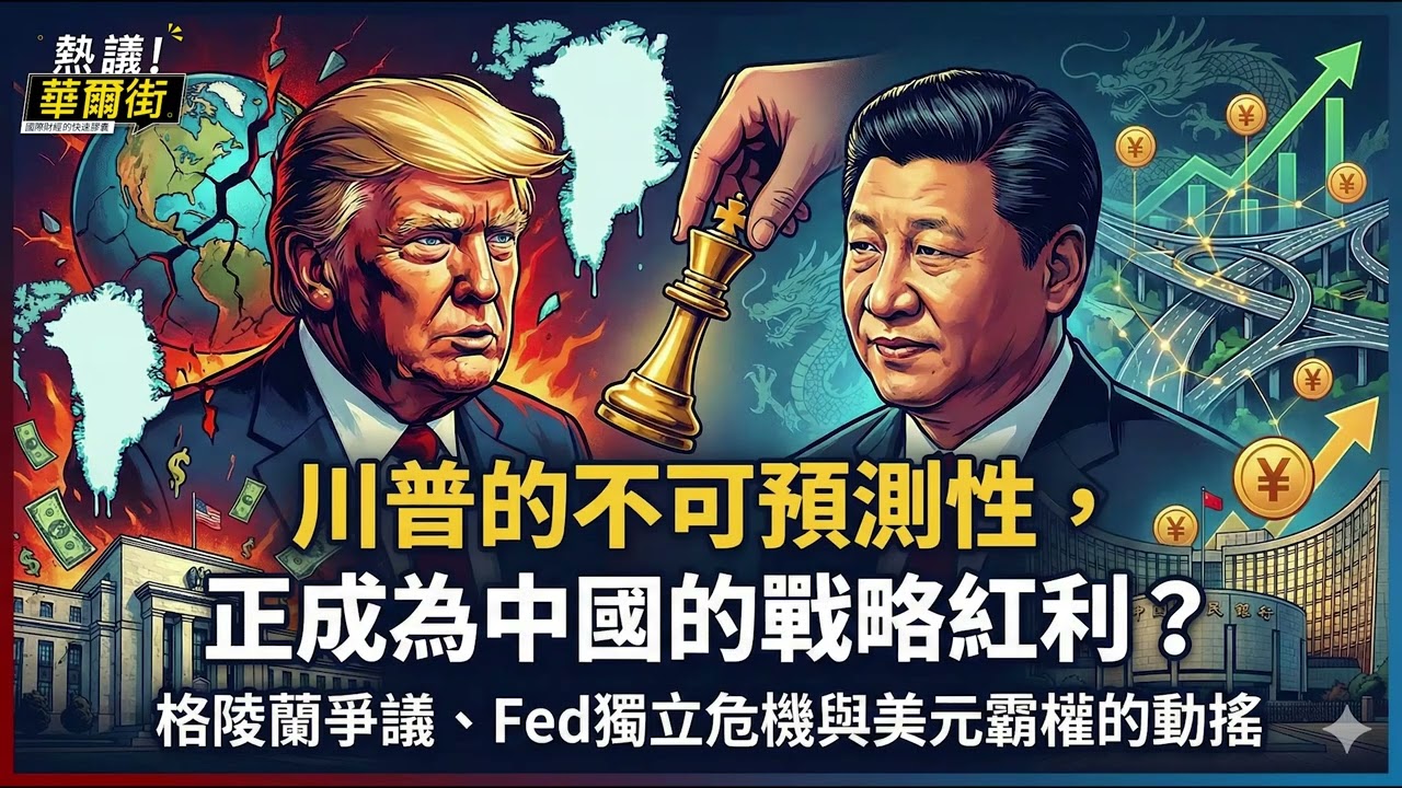 熱議！華爾街》川普的不可預測性，正成為中國的戰略紅利？格陵蘭爭議、Fed危機與美元霸權動搖 EP183 @TheStormMedia