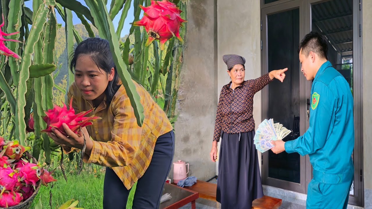 FULL VIDEO: Single mother picks fruit in the forest to sell and gets help from kind police