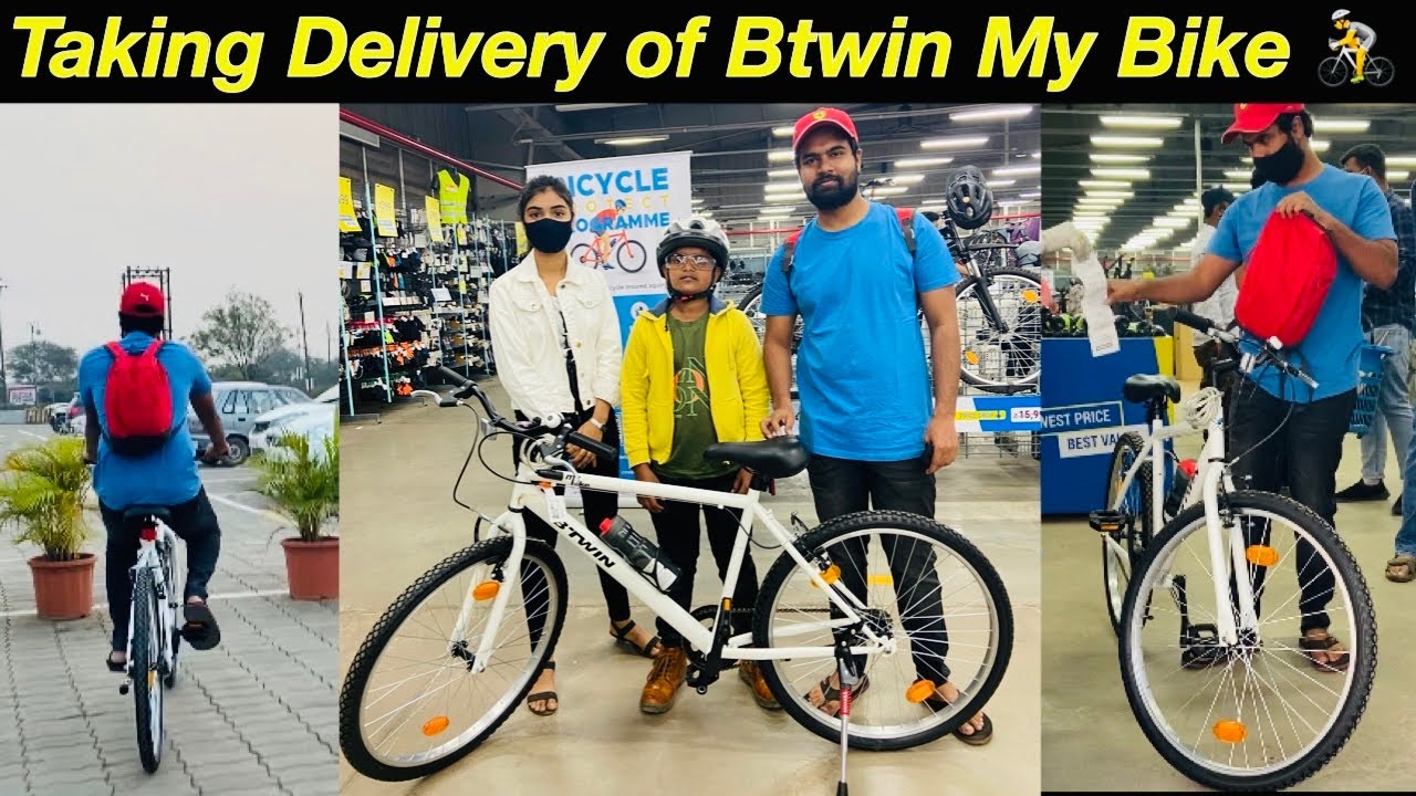 Btwin my bike 🚴 || Taking Delivery from Decathlon || Rs6000 में सबसे अच्छी साइकल Aditya Rider